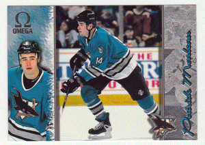 Patrick Marleau - San Jose Sharks (NHL Hockey Card) 1997-98 Pacific Omega # 203 Mint