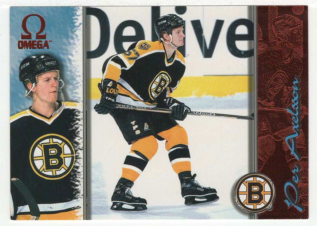 P.J. Axelsson - Boston Bruins - Copper (NHL Hockey Card) 1997-98 Pacific Omega # 11 Mint