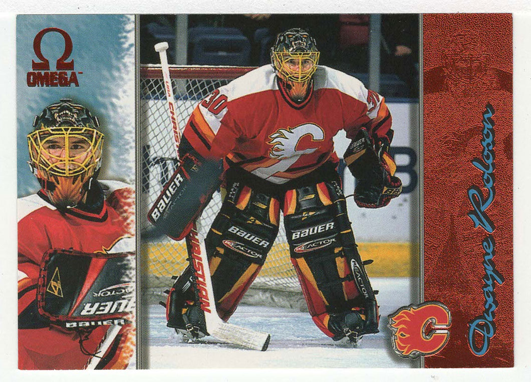 Dwayne Roloson - Calgary Flames - Copper (NHL Hockey Card) 1997-98 Pacific Omega # 34 Mint