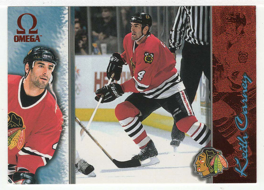 Keith Carney - Chicago Blackhawks - Copper (NHL Hockey Card) 1997-98 Pacific Omega # 47 Mint