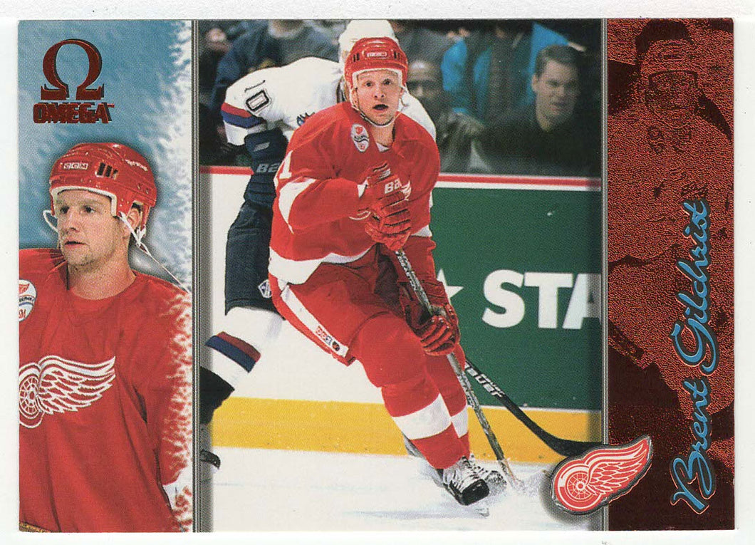 Brent Gilchrist - Detroit Red Wings - Copper (NHL Hockey Card) 1997-98 Pacific Omega # 79 Mint