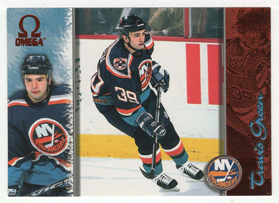 Travis Green - New York Islanders - Copper (NHL Hockey Card) 1997-98 Pacific Omega # 137 Mint