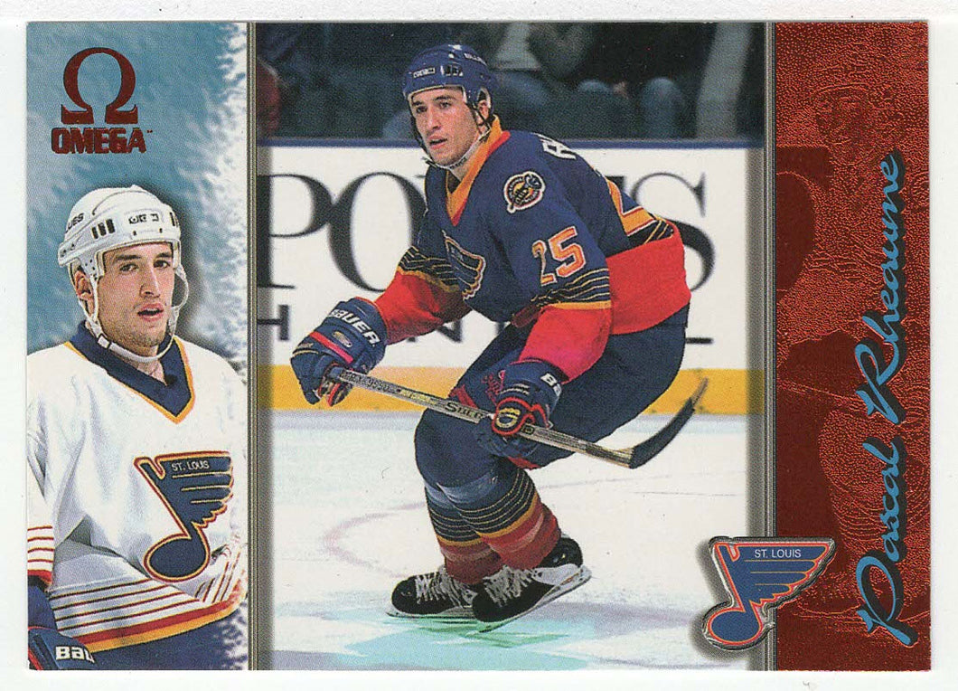 Pascal Rheaume - St. Louis Blues - Copper Edition (NHL Hockey Card) 1997-98 Pacific Omega # 197 Mint