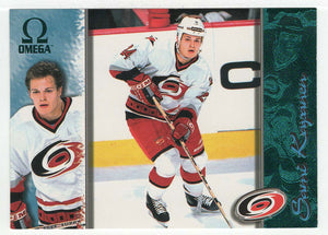 Sami Kapanen - Carolina Hurricanes - Emerald Green (NHL Hockey Card) 1997-98 Pacific Omega # 41 Mint