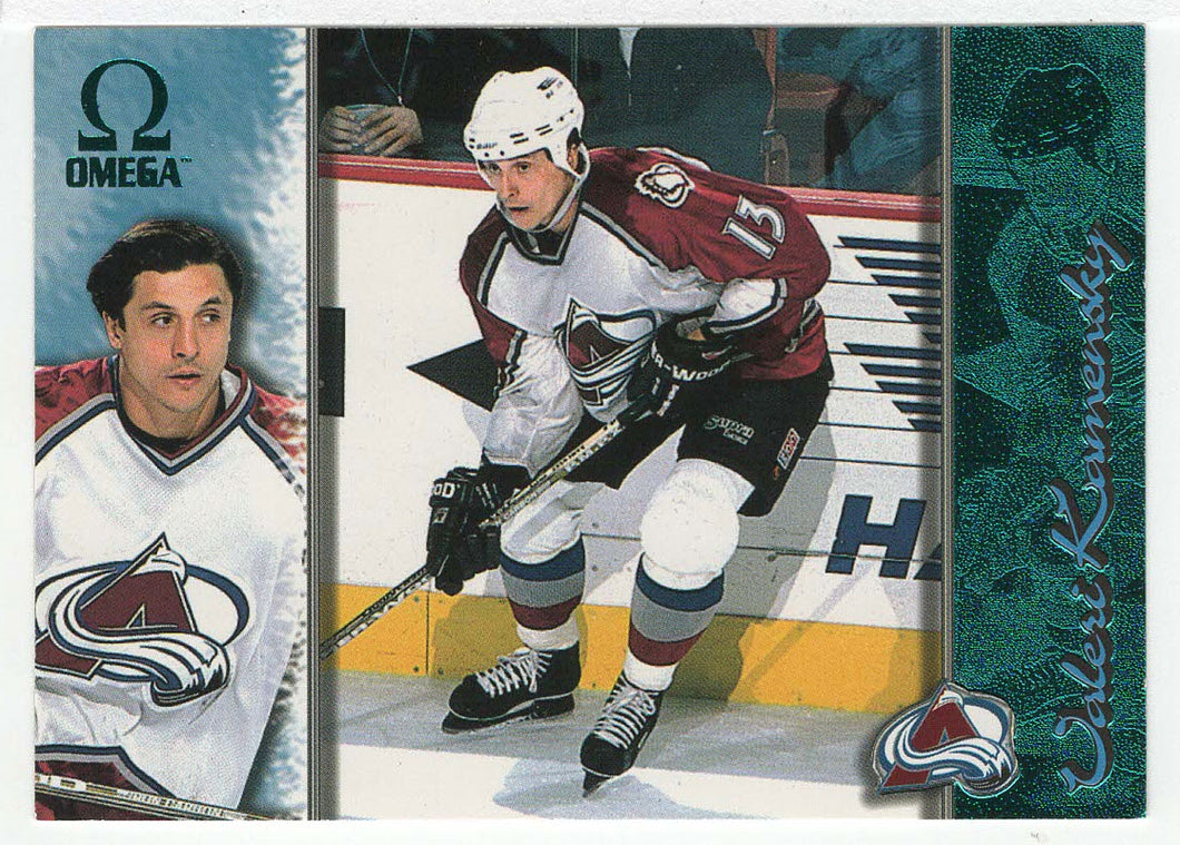 Valeri Kamensky - Colorado Avalanche - Emerald Green (NHL Hockey Card) 1997-98 Pacific Omega # 57 Mint