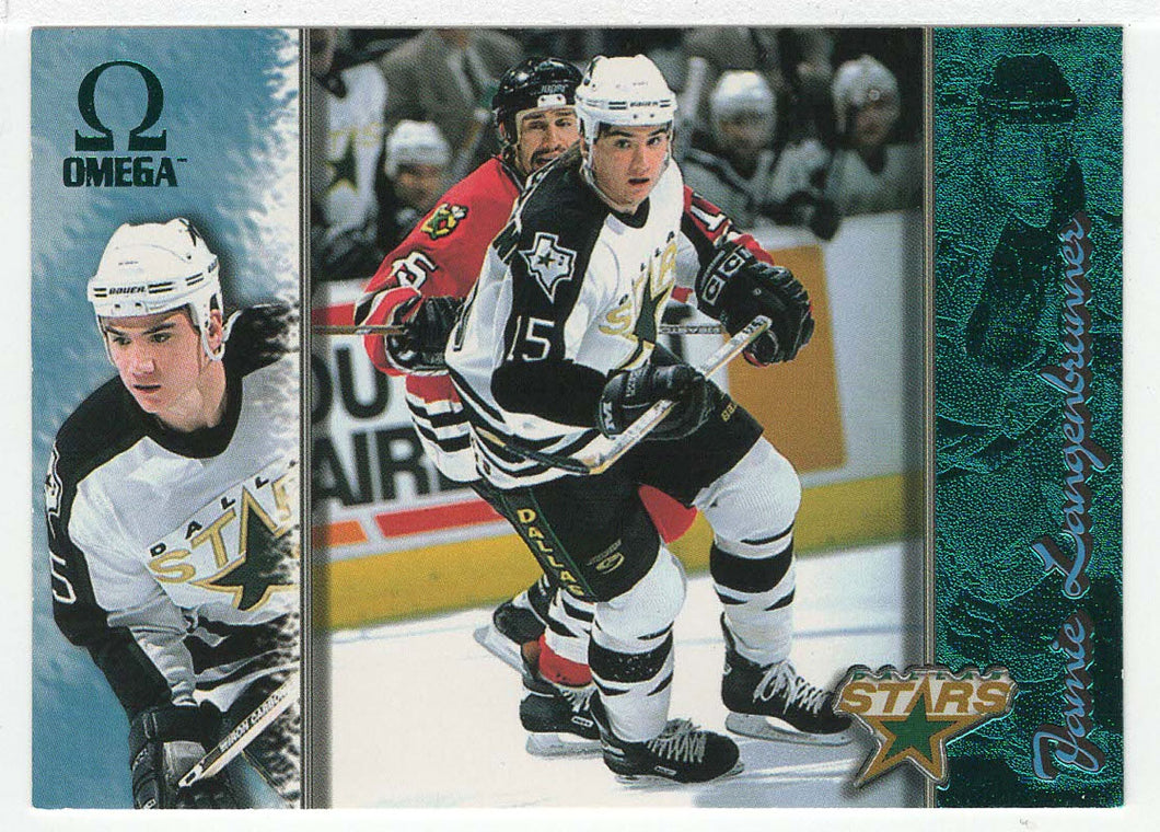 Jamie Langenbrunner - Dallas Stars - Emerald Green (NHL Hockey Card) 1997-98 Pacific Omega # 70 Mint