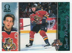 Scott Mellanby - Florida Panthers - Emerald Green (NHL Hockey Card) 1997-98 Pacific Omega # 100 Mint