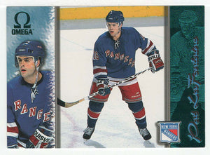 Pat LaFontaine - New York Rangers - Emerald Green (NHL Hockey Card) 1997-98 Pacific Omega # 146 Mint