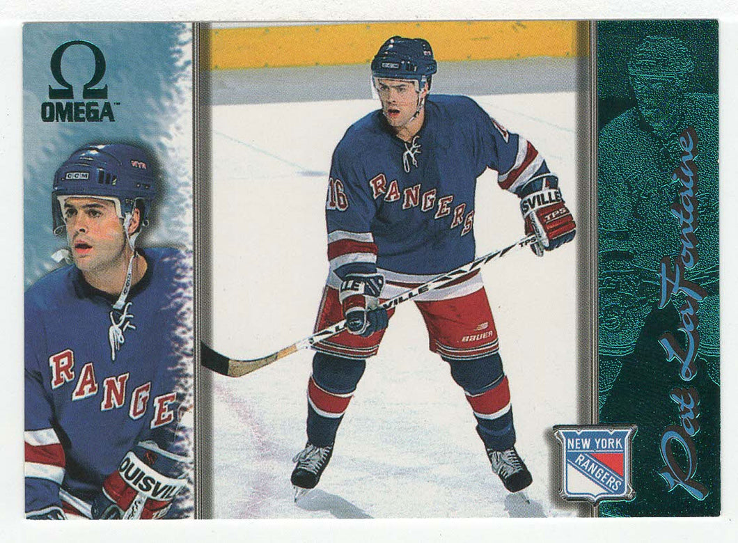 Pat LaFontaine - New York Rangers - Emerald Green (NHL Hockey Card) 1997-98 Pacific Omega # 146 Mint