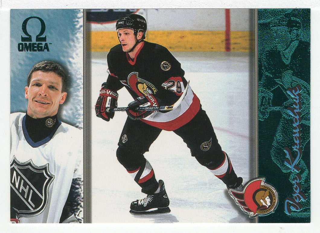 Igor Kravchuk - Ottawa Senators - Emerald Green (NHL Hockey Card) 1997-98 Pacific Omega # 155 Mint