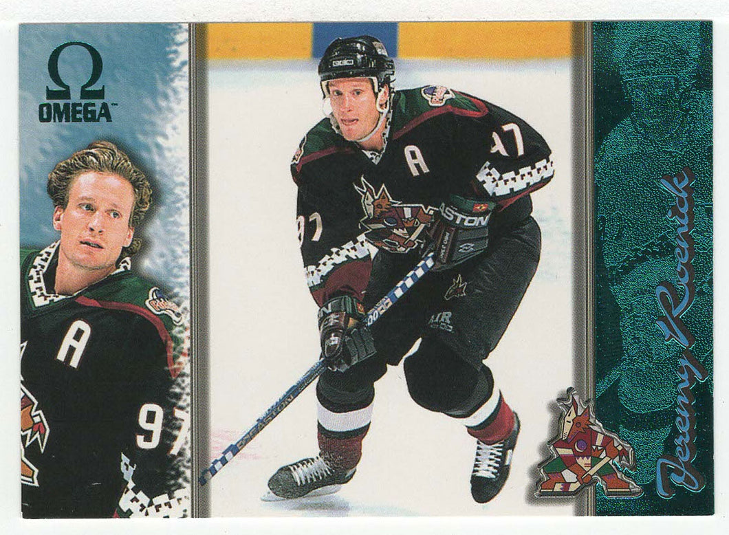 Jeremy Roenick - Phoenix Coyotes - Emerald Green (NHL Hockey Card) 1997-98 Pacific Omega # 176 Mint