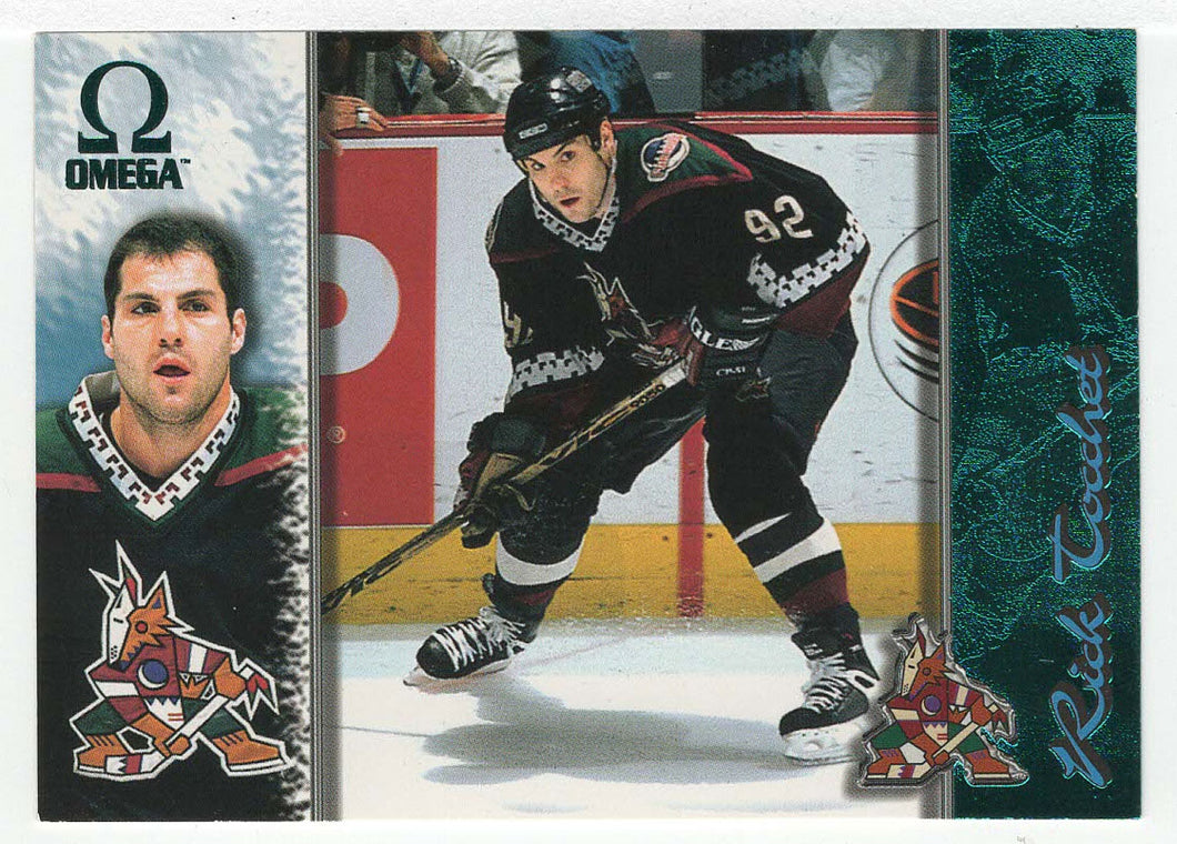 Rick Tocchet - Phoenix Coyotes - Emerald Green (NHL Hockey Card) 1997-98 Pacific Omega # 178 Mint