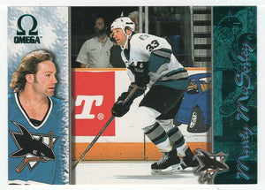 Marty McSorley - San Jose Sharks - Emerald Green (NHL Hockey Card) 1997-98 Pacific Omega # 204 Mint