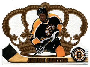 Anson Carter - Boston Bruins (NHL Hockey Card) 1997-98 Pacific Crown Royale # 8 Mint