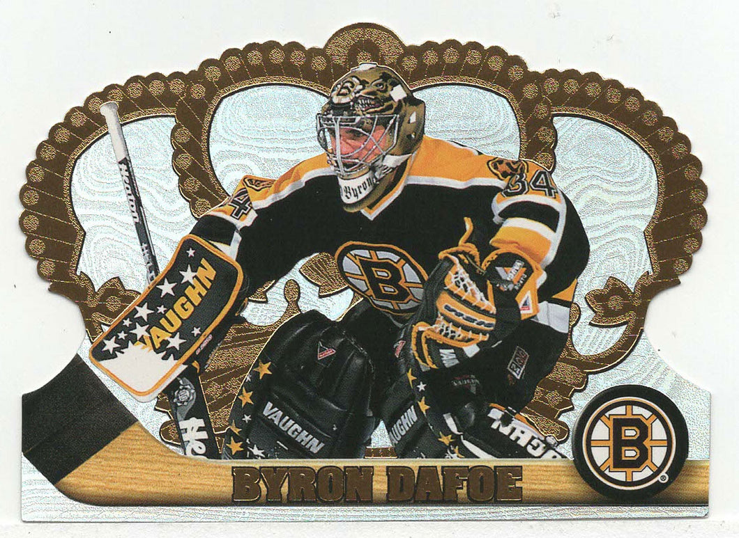 Byron Dafoe - Boston Bruins (NHL Hockey Card) 1997-98 Pacific Crown Royale # 9 Mint