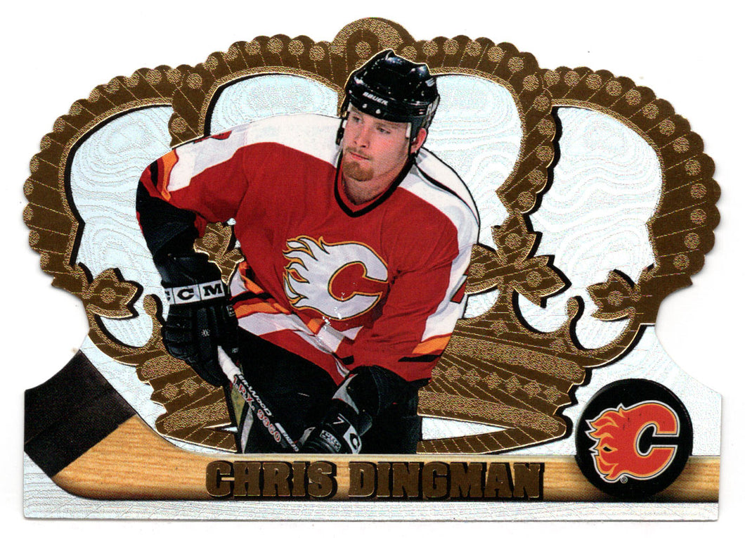 Chris Dingman RC - Calgary Flames (NHL Hockey Card) 1997-98 Pacific Crown Royale # 17 Mint
