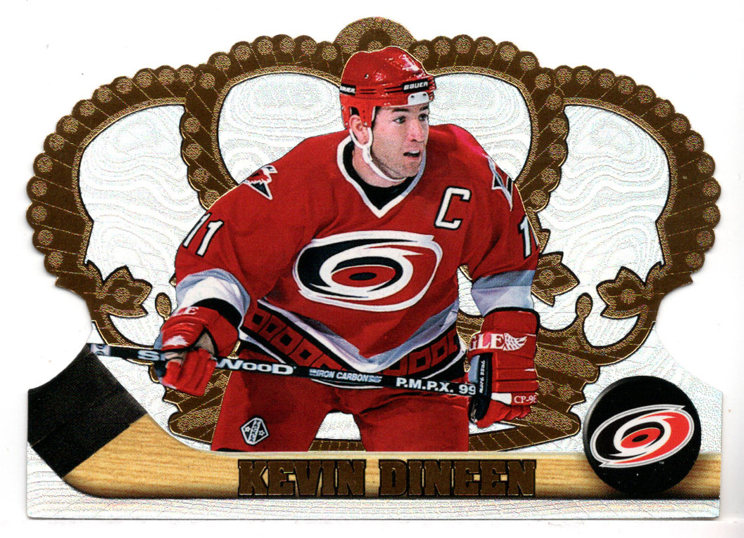 Kevin Dineen - Carolina Hurricanes (NHL Hockey Card) 1997-98 Pacific Crown Royale # 22 Mint