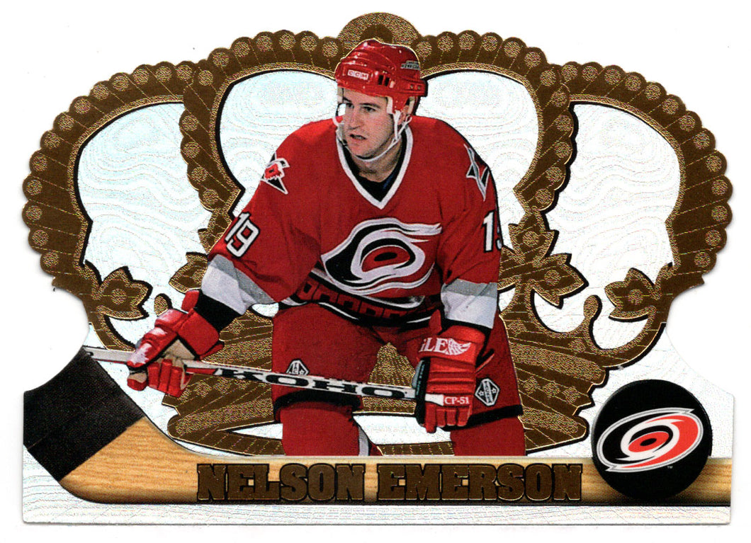 Nelson Emerson - Carolina Hurricanes (NHL Hockey Card) 1997-98 Pacific Crown Royale # 23 Mint