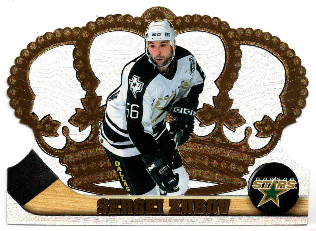 Sergei Zubov - Dallas Stars (NHL Hockey Card) 1997-98 Pacific Crown Royale # 44 Mint