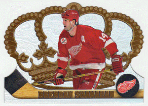 Brendan Shanahan - Detroit Red Wings (NHL Hockey Card) 1997-98 Pacific Crown Royale # 50 Mint