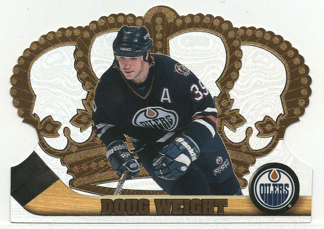 Doug Weight - Edmonton Oilers (NHL Hockey Card) 1997-98 Pacific Crown Royale # 55 Mint