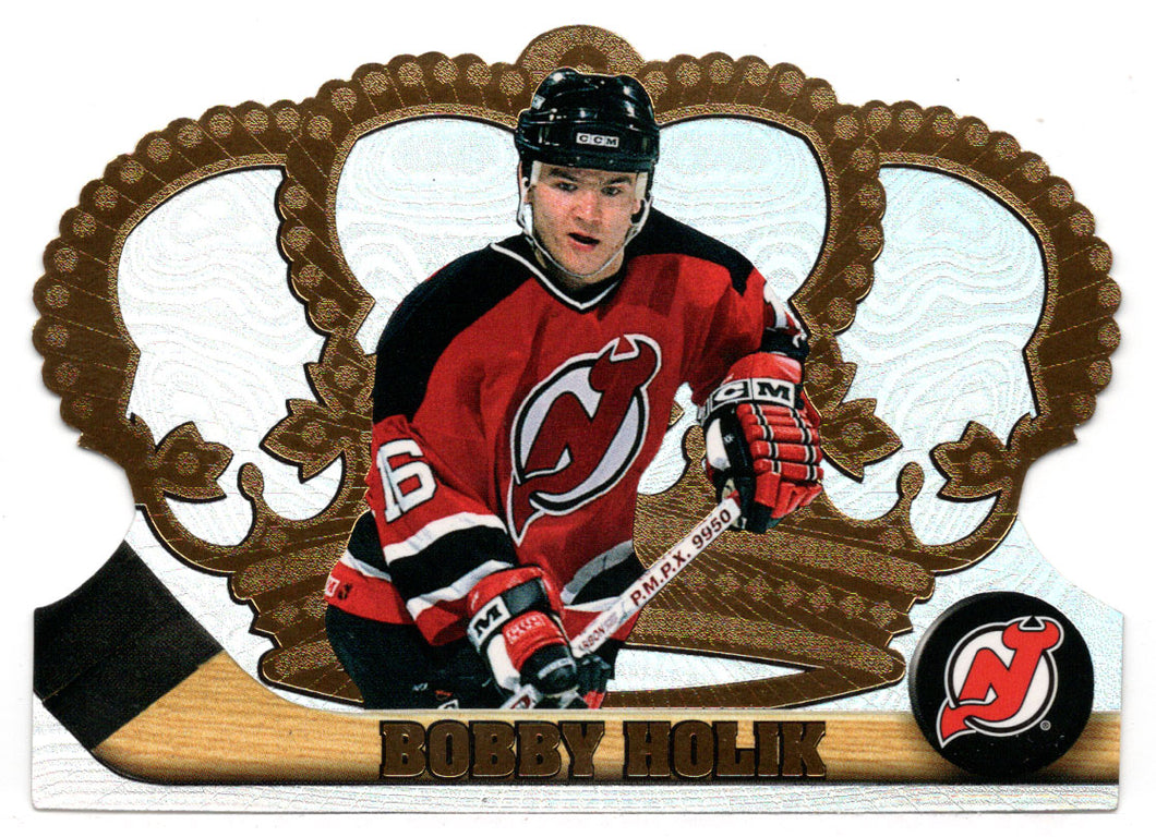 Bobby Holik - New Jersey Devils (NHL Hockey Card) 1997-98 Pacific Crown Royale # 76 Mint
