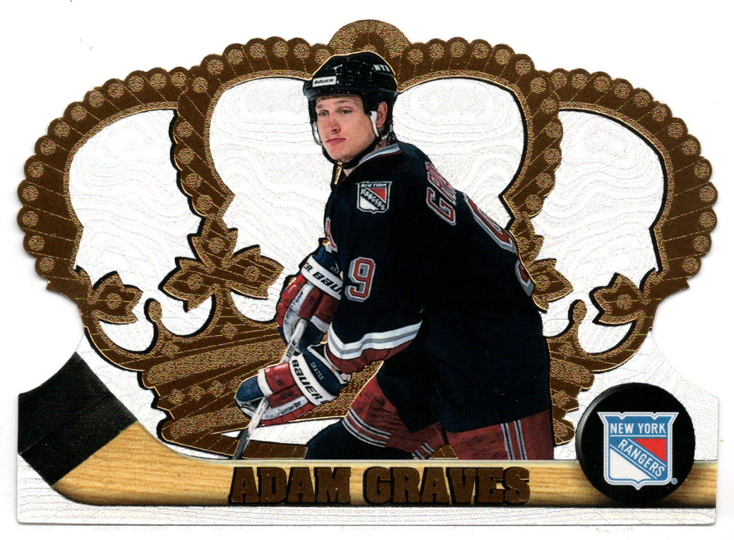 Adam Graves - New York Rangers (NHL Hockey Card) 1997-98 Pacific Crown Royale # 83 Mint