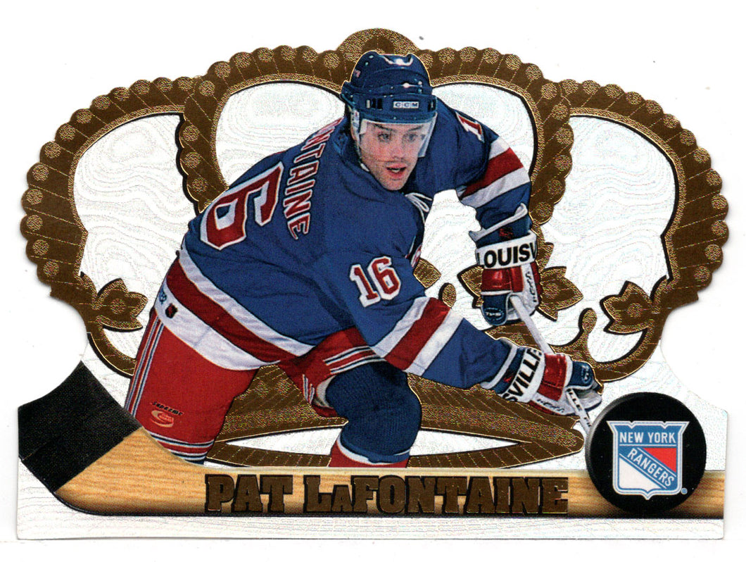 Pat LaFontaine - New York Rangers (NHL Hockey Card) 1997-98 Pacific Crown Royale # 85 Mint