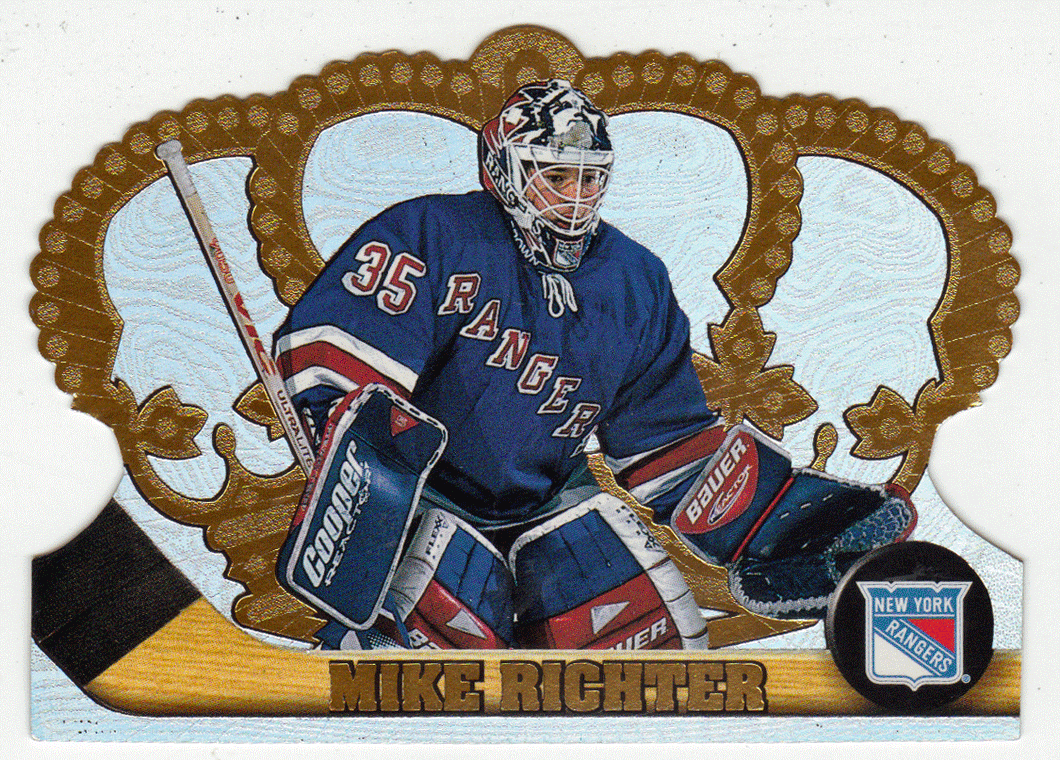 Mike Richter - New York Rangers (NHL Hockey Card) 1997-98 Pacific Crown Royale # 87 Mint