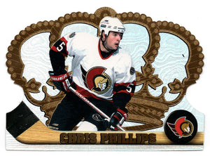 Chris Phillips - Ottawa Senators (NHL Hockey Card) 1997-98 Pacific Crown Royale # 92 Mint