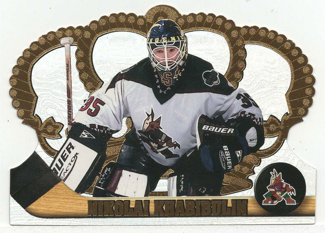Nikolai Khabibulin - Phoenix Coyotes (NHL Hockey Card) 1997-98 Pacific Crown Royale # 104 Mint