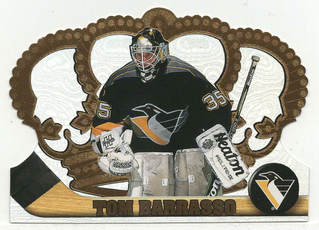 Tom Barrasso - Pittsburgh Penguins (NHL Hockey Card) 1997-98 Pacific Crown Royale # 108 Mint