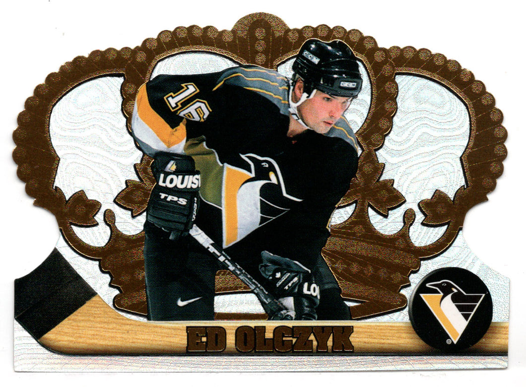 Ed Olczyk - Pittsburgh Penguins (NHL Hockey Card) 1997-98 Pacific Crown Royale # 112 Mint