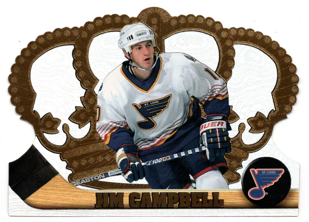 Jim Campbell - St. Louis Blues (NHL Hockey Card) 1997-98 Pacific Crown Royale # 113 Mint