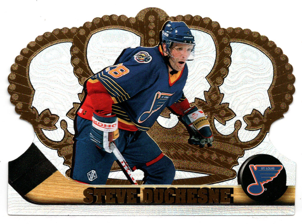 Steve Duchesne - St. Louis Blues (NHL Hockey Card) 1997-98 Pacific Crown Royale # 115 Mint