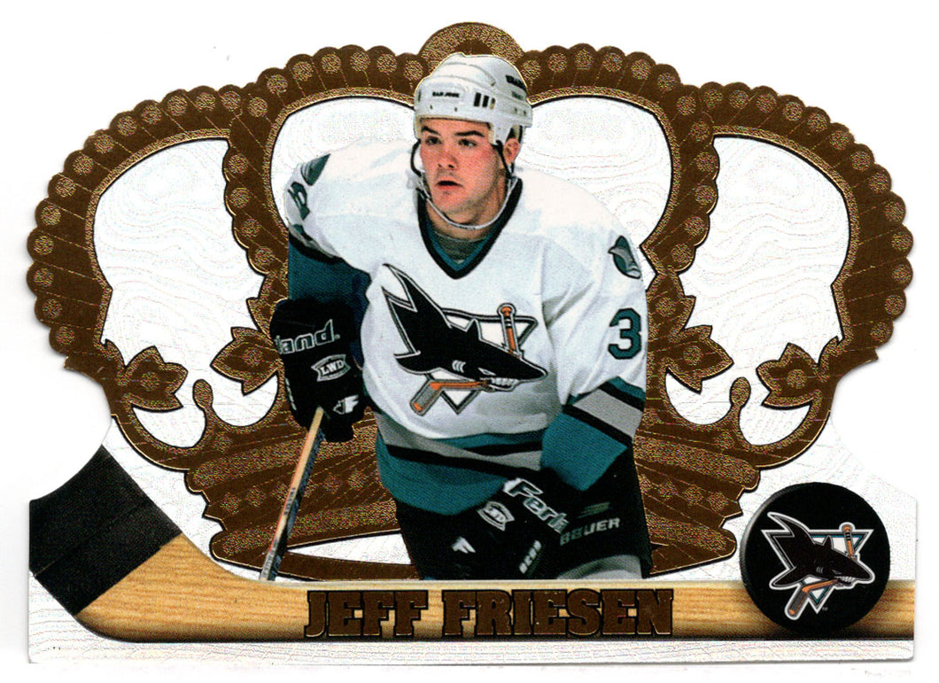 Jeff Friesen - San Jose Sharks (NHL Hockey Card) 1997-98 Pacific Crown Royale # 119 Mint