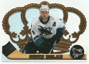 Owen Nolan - San Jose Sharks (NHL Hockey Card) 1997-98 Pacific Crown Royale # 121 Mint