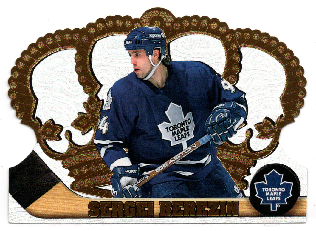 Sergei Berezin - Toronto Maple Leafs (NHL Hockey Card) 1997-98 Pacific Crown Royale # 128 Mint
