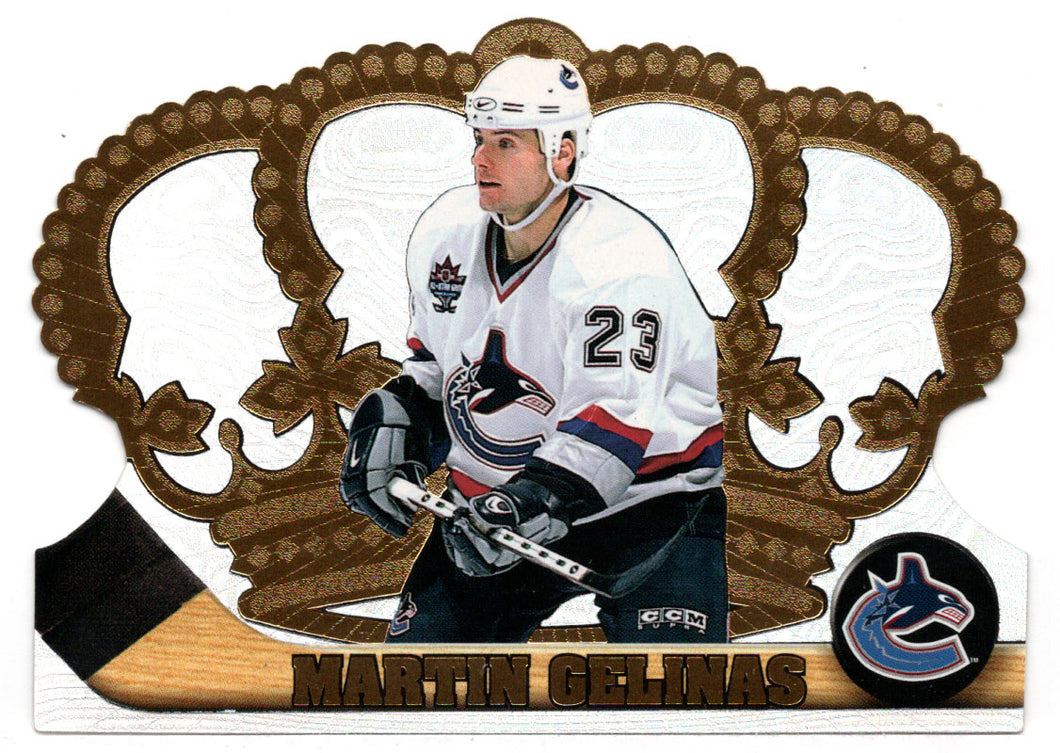 Martin Gelinas - Vancouver Canucks (NHL Hockey Card) 1997-98 Pacific Crown Royale # 134 Mint
