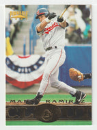 Manny Ramirez - Cleveland Indians - Clout (MLB Baseball Card) 1997 Pinnacle Museum Collection # 196 Mint