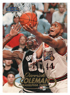 Derrick Coleman - Philadelphia 76ers (NBA Basketball Card) 1998-99 Fleer Tradition # 21 Mint
