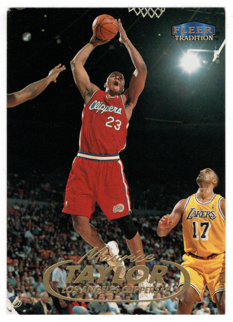 Maurice Taylor Los Angeles Clippers (NBA Basketball Card) 1998-99 Fleer Tradition 109 Mint