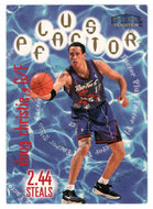 Doug Christie - Toronto Raptors - Plus Factor (NBA Basketball Card) 1998-99 Fleer Tradition # 147 Mint
