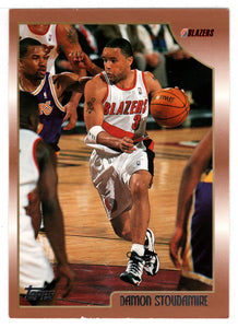 Damon Stoudamire - Portland Trail Blazers (NBA Basketball Card) 1998-99 Topps # 163 Mint