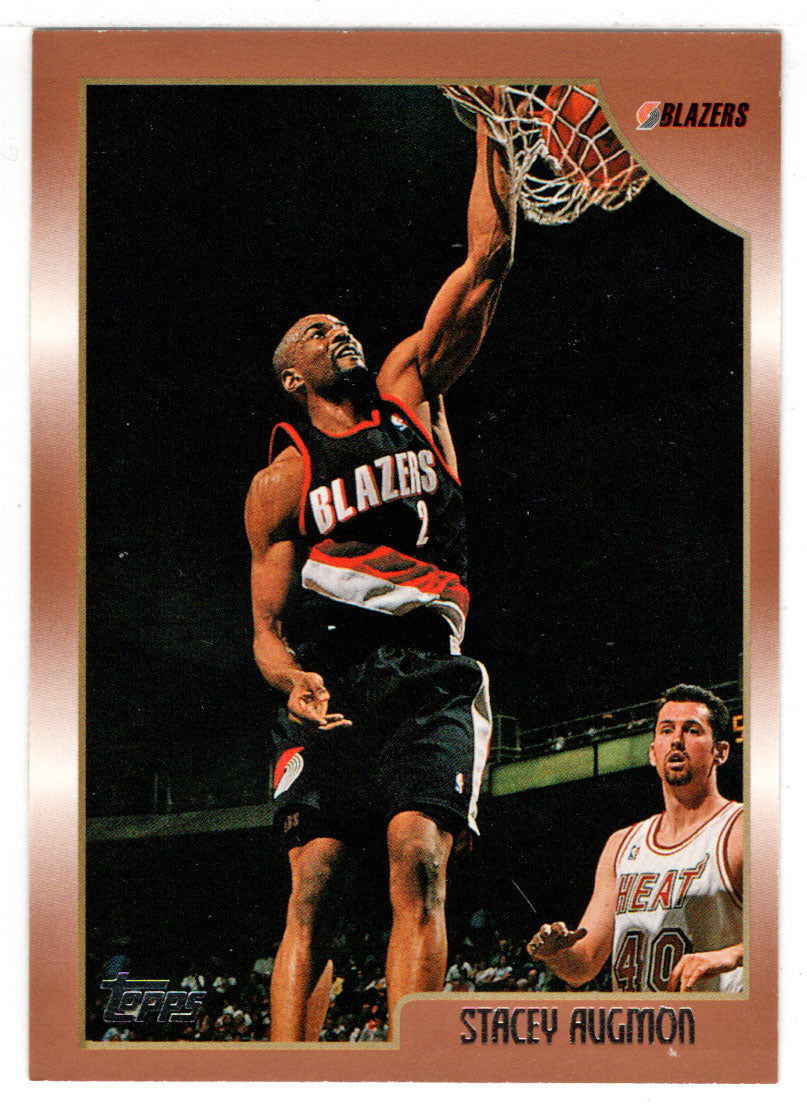 Stacey Augmon - Portland Trail Blazers (NBA Basketball Card) 1998-99 Topps # 182 Mint