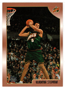 Vladimir Stepania RC - Seattle Supersonics (NBA Basketball Card) 1998-99 Topps # 194 Mint