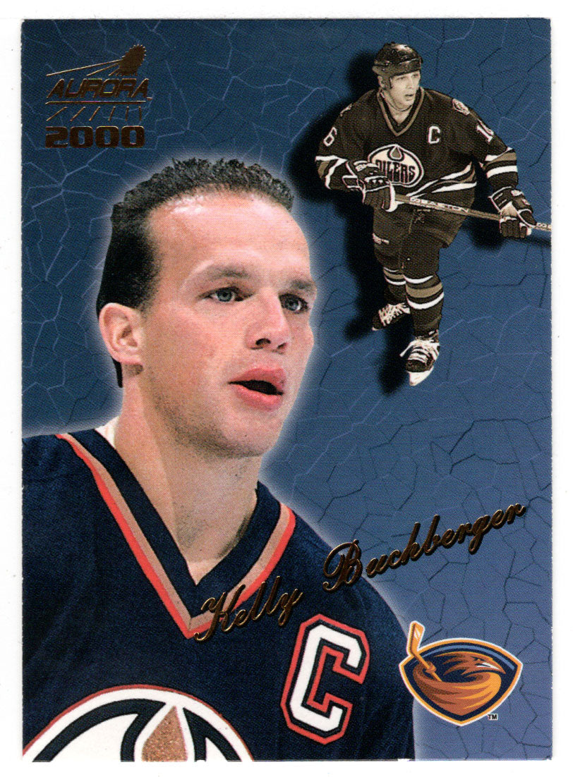 Kelly Buchberger - Atlanta Thrashers (NHL Hockey Card) 1999-00 Pacific Aurora # 7 Mint