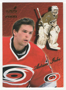 Arturs Irbe - Carolina Hurricanes (NHL Hockey Card) 1999-00 Pacific Aurora # 26 Mint