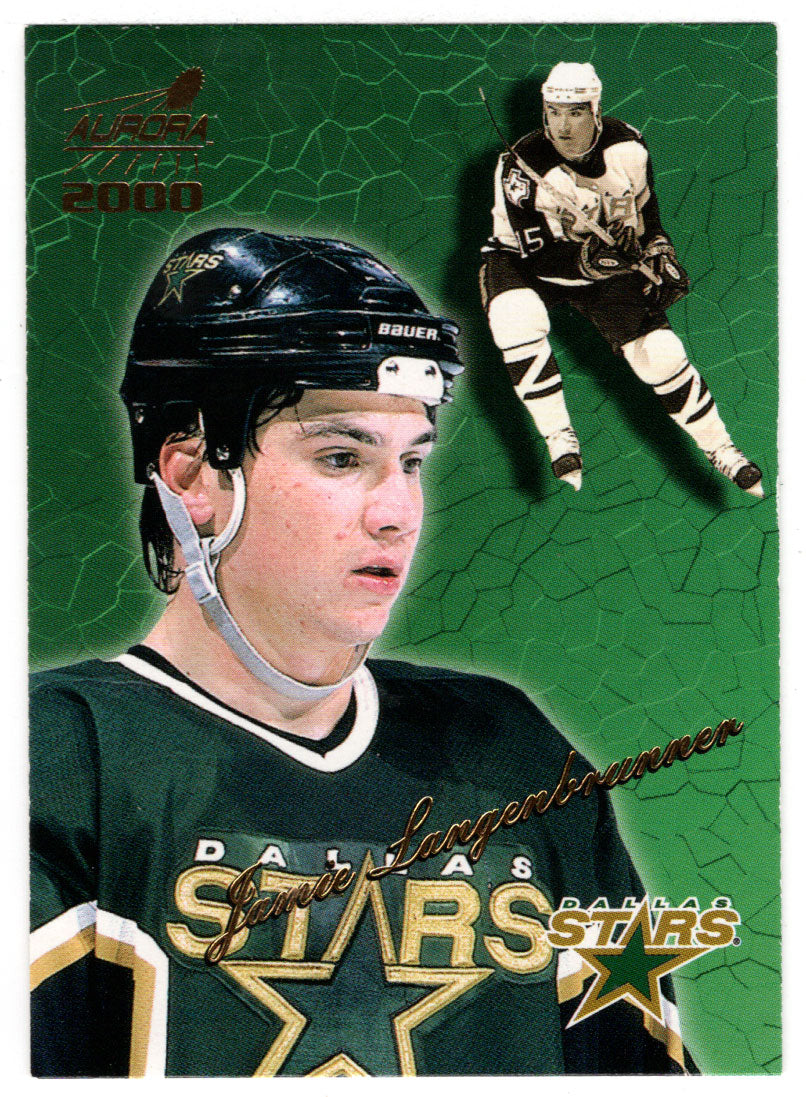 Jamie Langenbrunner - Dallas Stars (NHL Hockey Card) 1999-00 Pacific Aurora # 45 Mint