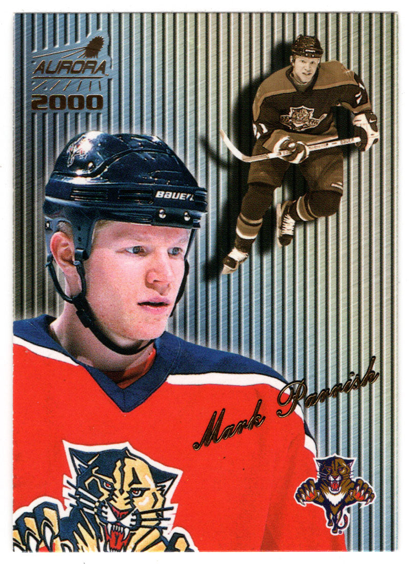 Mark Parrish - Florida Panthers - Striped (NHL Hockey Card) 1999-00 Pacific Aurora # 65 Mint